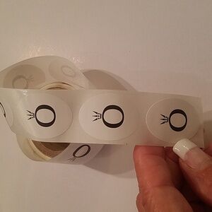 Pandora Logo O w/Crown Stickers-NEW!